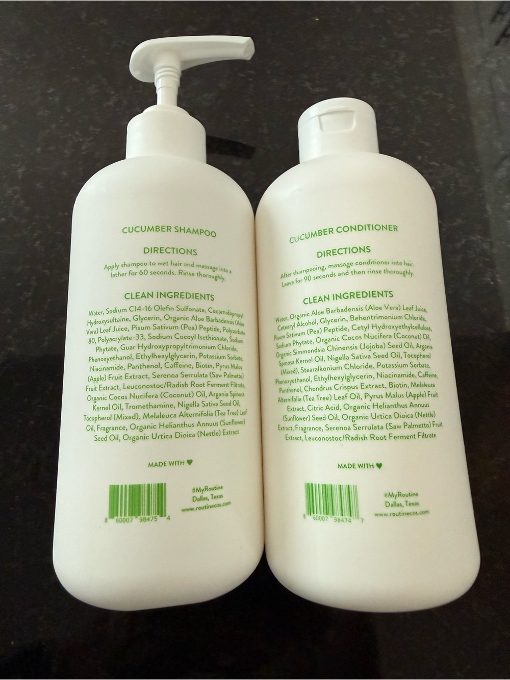 White Shampoo & Conditioner Set - Nourishing Hair Care - Picture 3 of 3